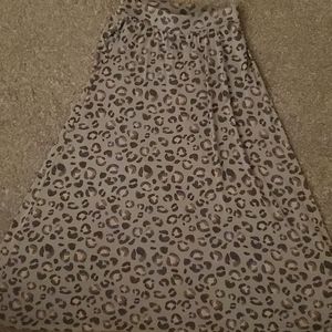 Leopard maxi skirt🐆